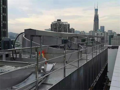 廣東覽訊冷卻塔維修廠家的安全措施