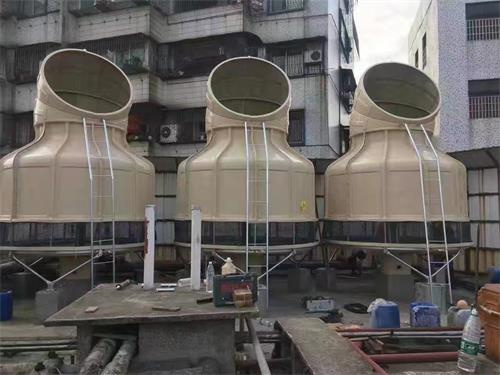 圓形逆流式冷卻塔參數表,圓形逆流式冷卻塔工作原理